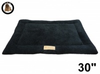 Ellie-Bo Black Sherpa Fleece Cage Mat to fit Ellie-Bo 30 inch Dog Cage